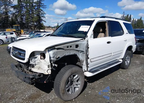 2004 Toyota Sequoia Limited V8 z USA, uszkodzony, nr VIN 5TDBT48AX4S211908